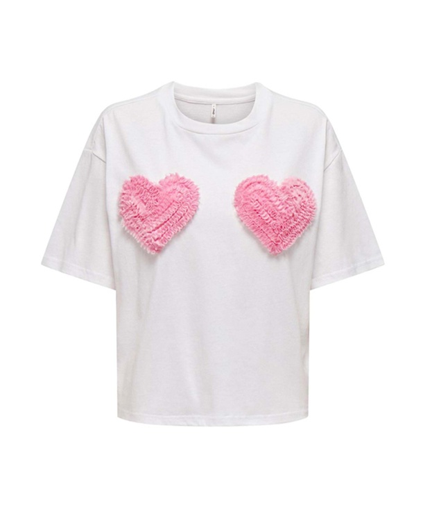 T-SHIRT CON CUORI ONLY