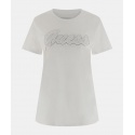 T-SHIRT CON LOGO IN PIZZO GUESS