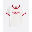 T-SHIRT RELAXED FIT CON FINITURE A CONTRASTO TOMMY JEANS