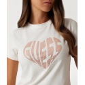 T-SHIRT CUORE STRASS GUESS