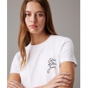 T-SHIRT SCRITTA CON LOGO CALVIN KLEIN JEANS