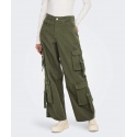 PANTALONI CARGO WIDE LEG FIT ONLY