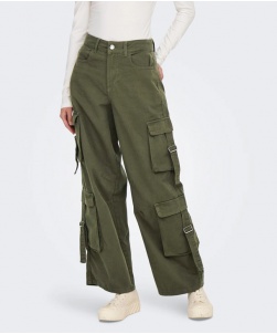 PANTALONI CARGO WIDE LEG FIT ONLY