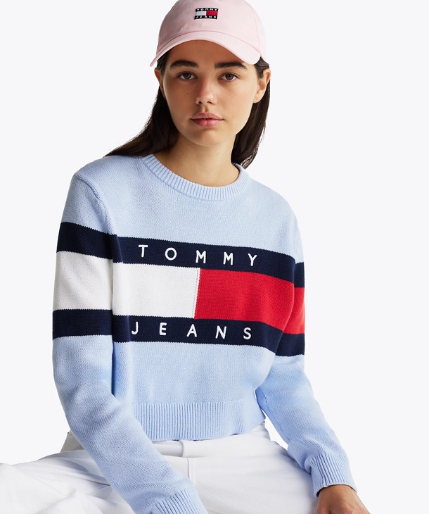 PULLOVER RELAXED FIT CON BANDIERA TOMMY JEANS