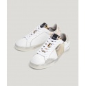 SNEAKER IN PELLE CON DETTAGLI METALLICI PEPE JEANS