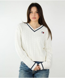 MAGLIONE SCOLLO A V TOMMY JEANS