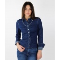 CAMICIA DI JEANS CON CATENELLA GUESS