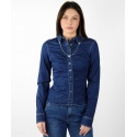 CAMICIA DI JEANS CON CATENELLA GUESS