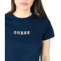 T-SHIRT CON LOGO RICAMATO GUESS