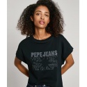 T-SHIRT CON LOGO STRASS PEPE JEANS