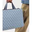 SHOPPING BAG IN DENIM E STRASS GAUDI'