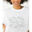 T-SHIRT CON STRASS LONDON PEPE JEANS