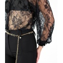 BLUSA IN PIZZO HOZONE